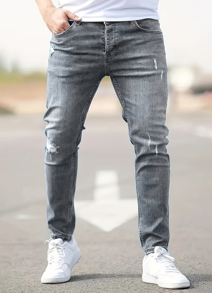 Lorenz | Herren Ripped Jeans | Slim Fit