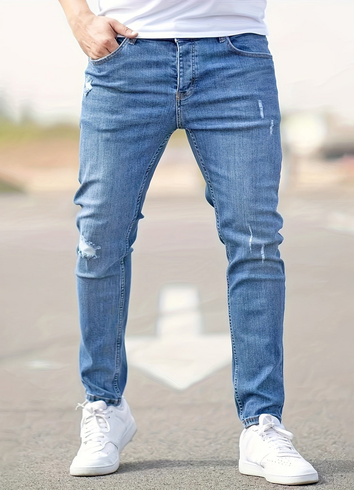 Lorenz | Herren Ripped Jeans | Slim Fit
