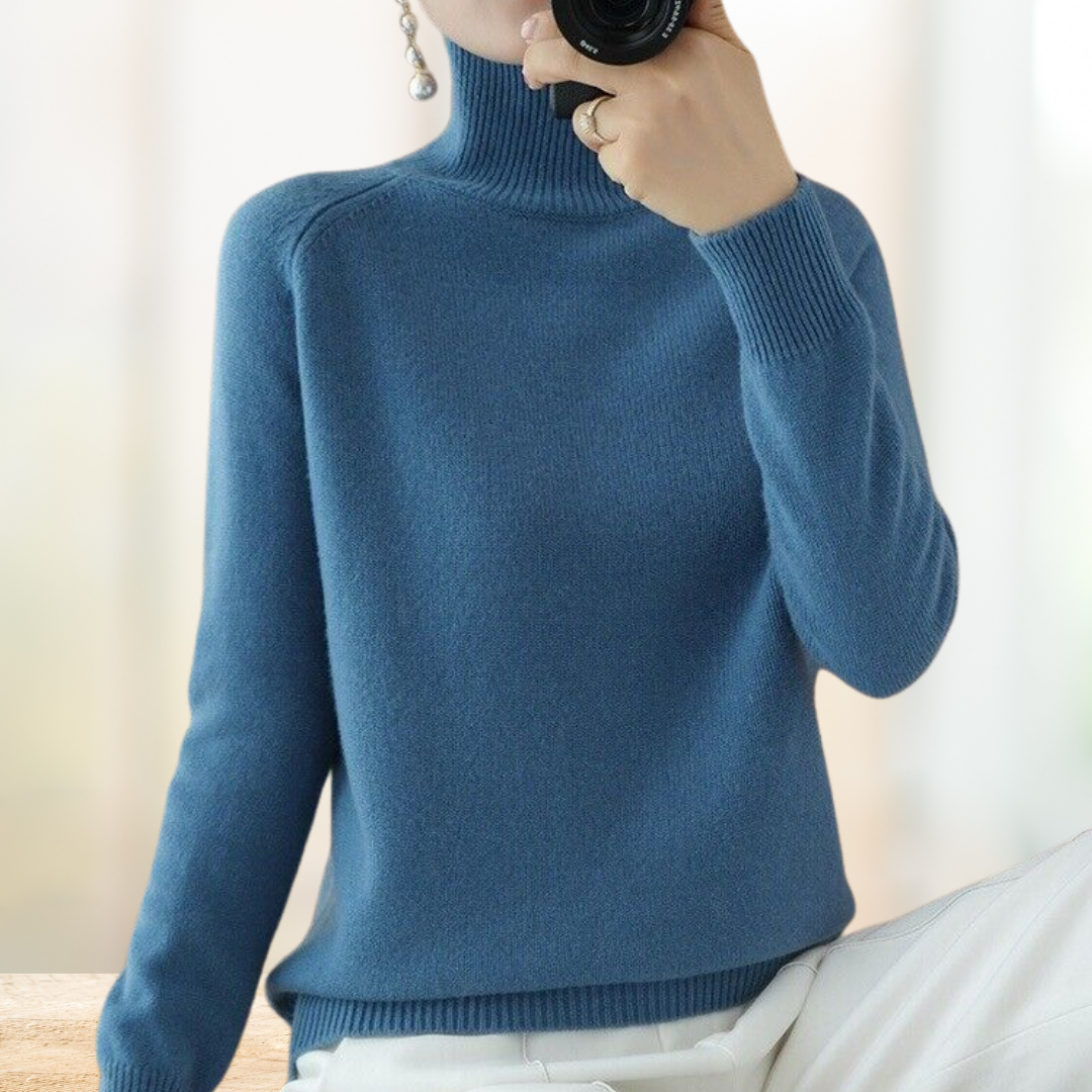 Franziska | Damen Winter Rollkragenpullover | Warm