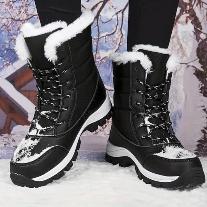 Sunaima | Damen Warme Winter Stiefel | Bequeme