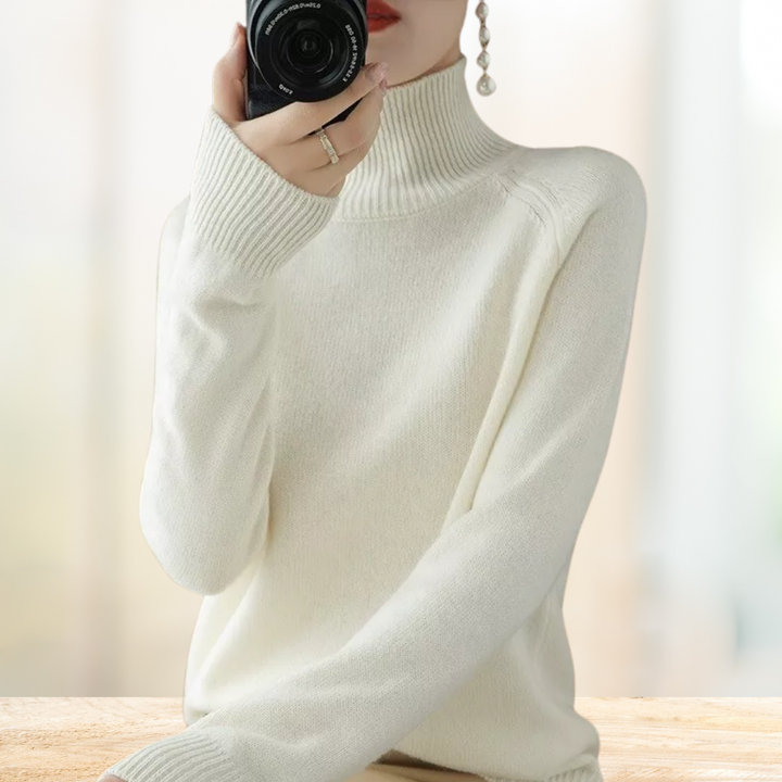 Franziska | Damen Winter Rollkragenpullover | Warm