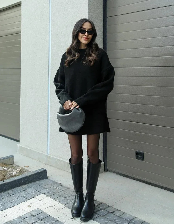 Serilda | Damen Rock und Pullover Set | Eleganter Stil