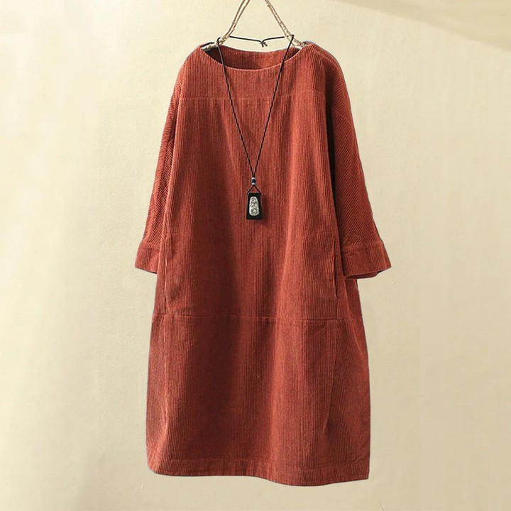 Melanie | Damen Lockeres Kleid | Midi