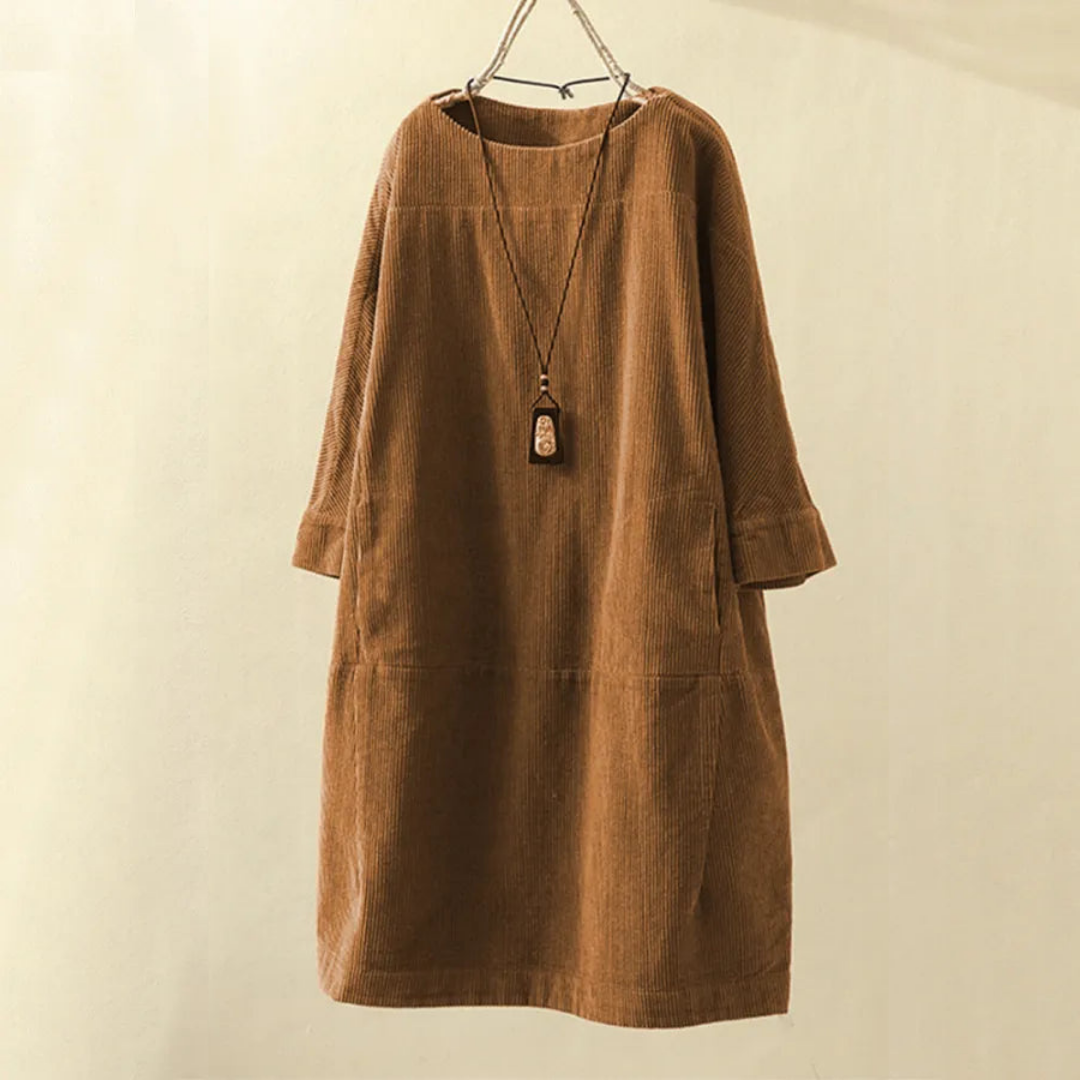 Melanie | Damen Lockeres Kleid | Midi