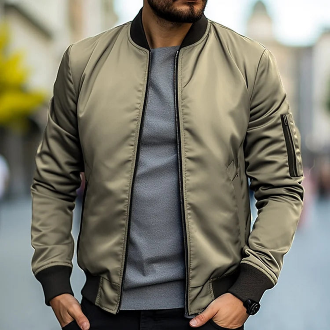 Manfred | Herren Stilvoll Bomberjacke | Bequem