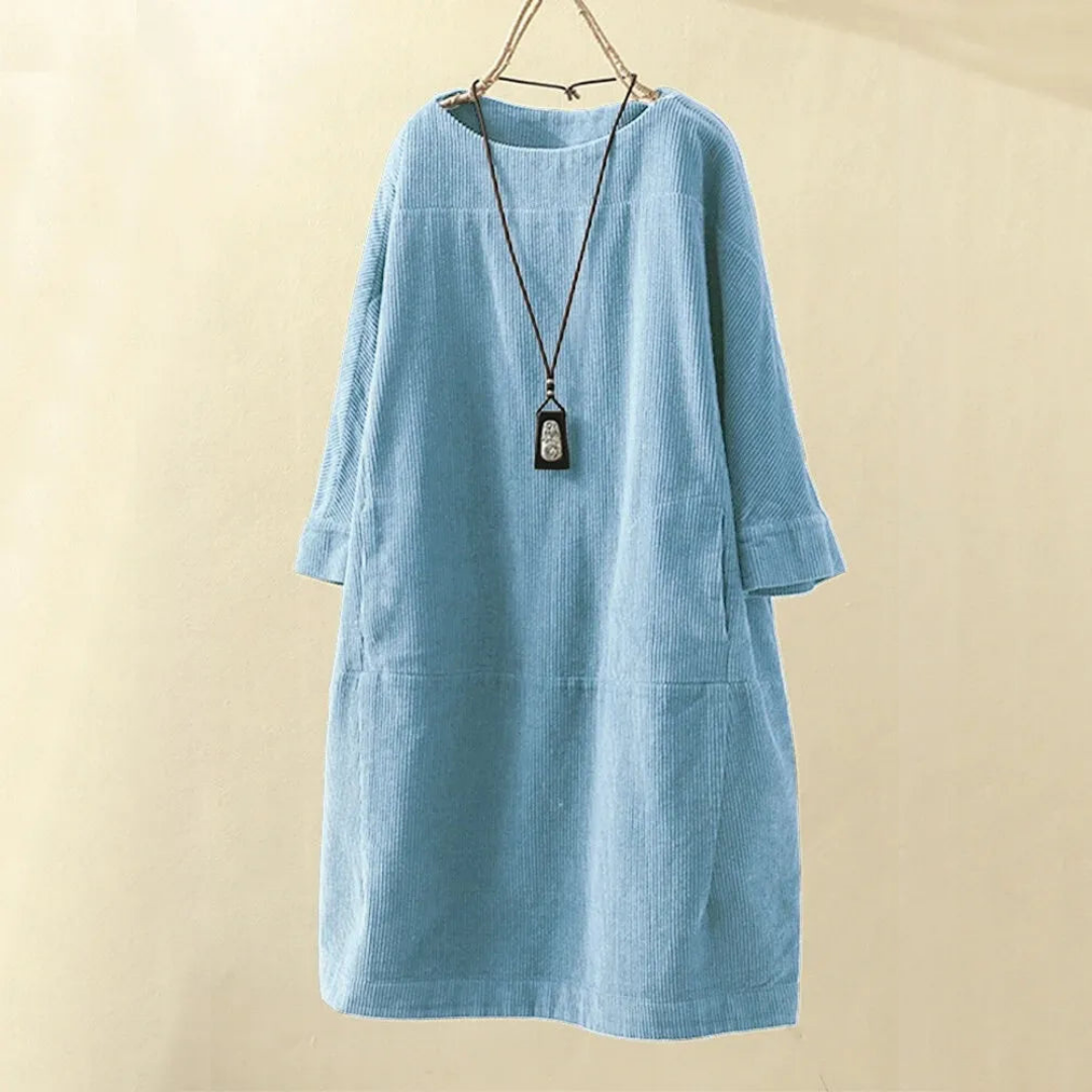 Melanie | Damen Lockeres Kleid | Midi