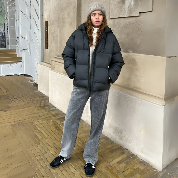 Anneliese | Damen Puffer Winterjacke | Kapuze