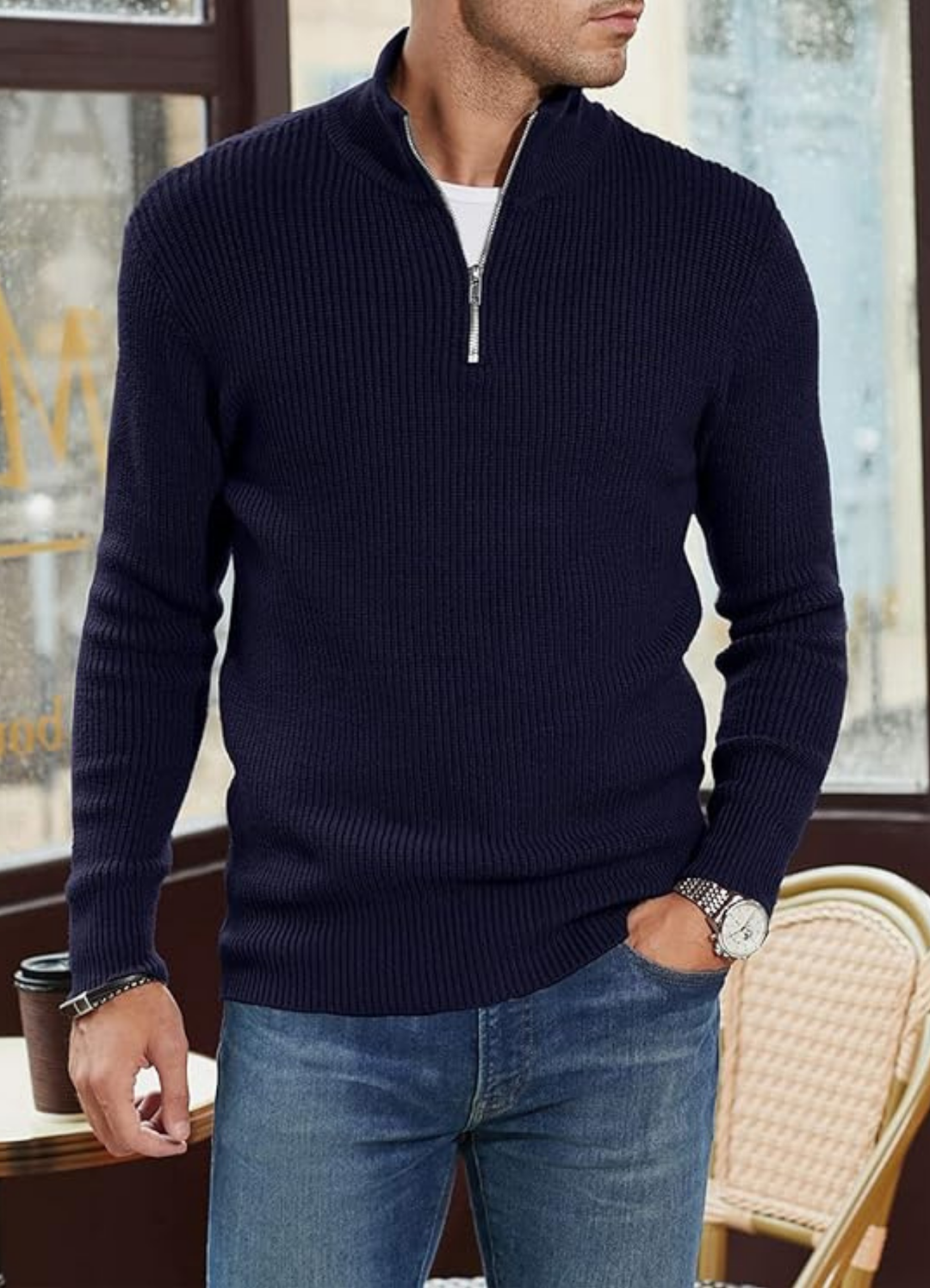 Kieron | Herren Strickpullover | Warm
