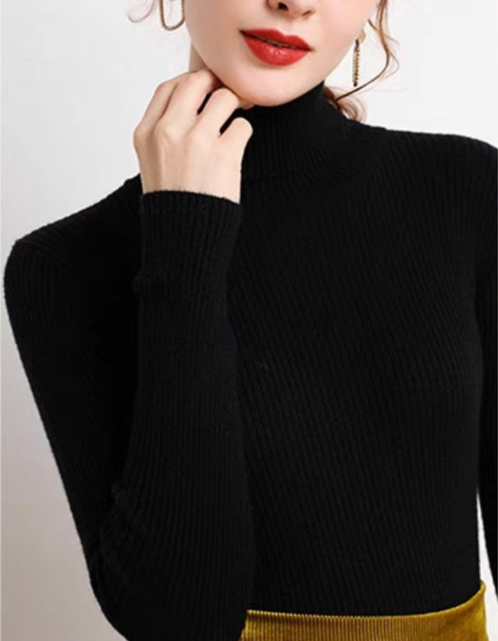 Liezel | Damen Rollkragenpullover | Slim Fit