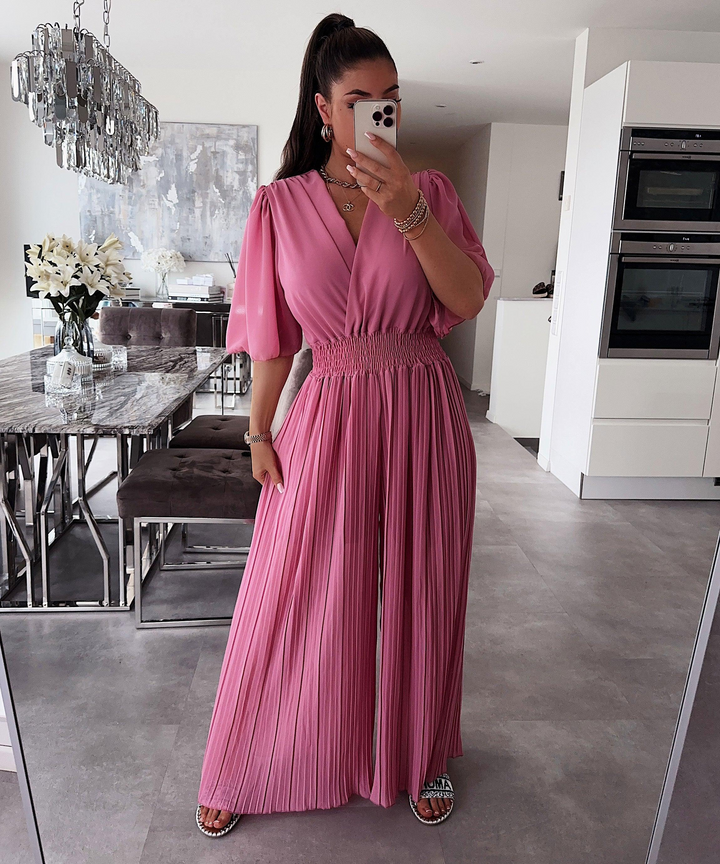 Ambre | Plissiertes Kleid Für Damen | Elegant