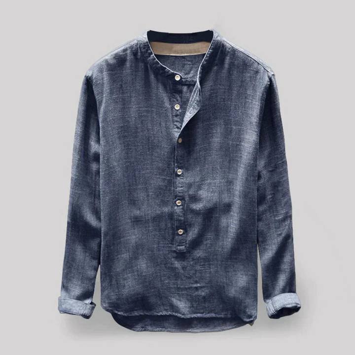 Frank | Herren Oxford Langarm Shirt | Lässig
