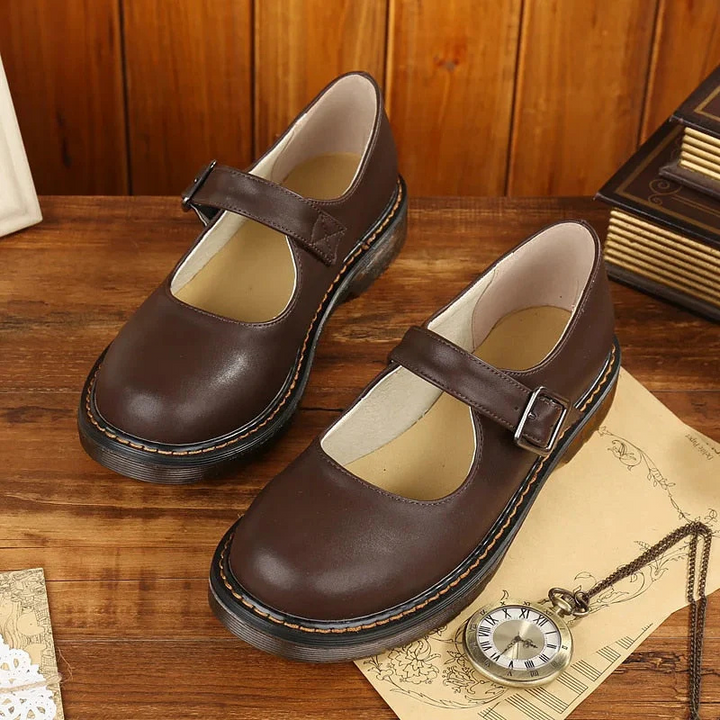 Bernadette | Vintage-Schnallenschuhe Für Damen | Zeitlos