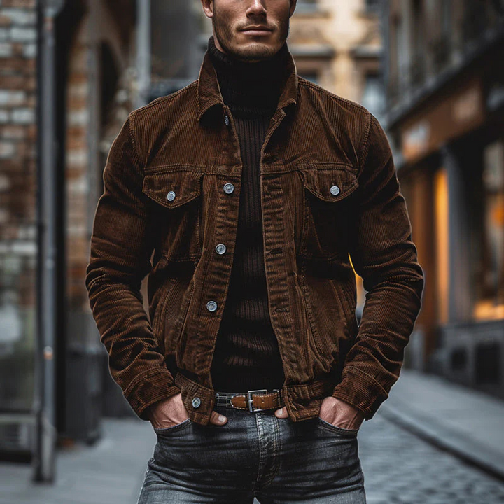 Zeno | Klassische Vintage-Jacke Für Herren | Zeitlos