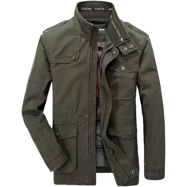 Karlmann | Stilvolle Militärjacke Für Herren | Raffiniert