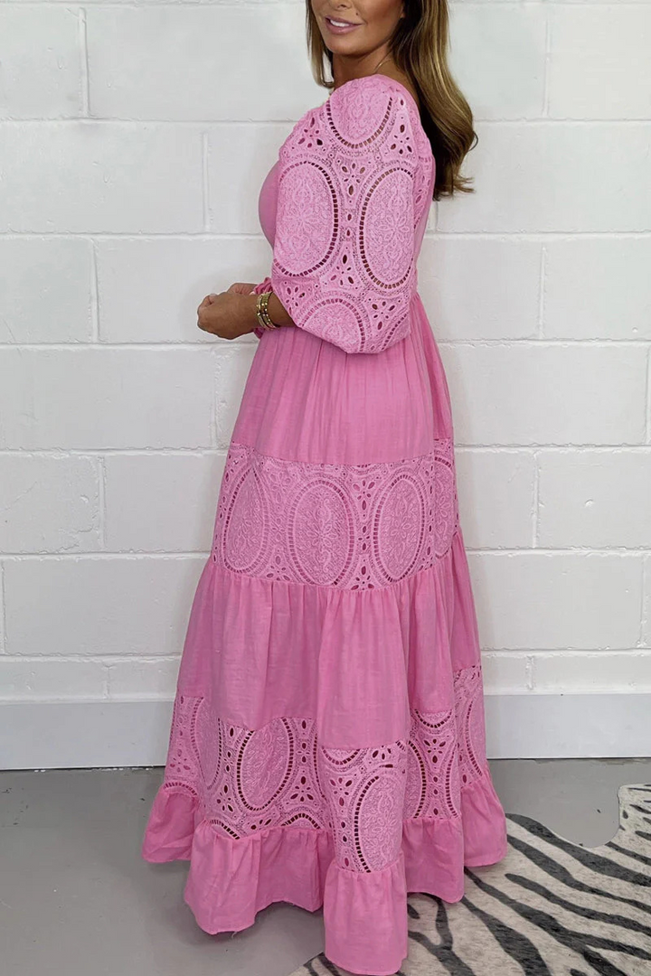 Klarissa | Luftiges Spitzenkleid Für Damen | Eleganter