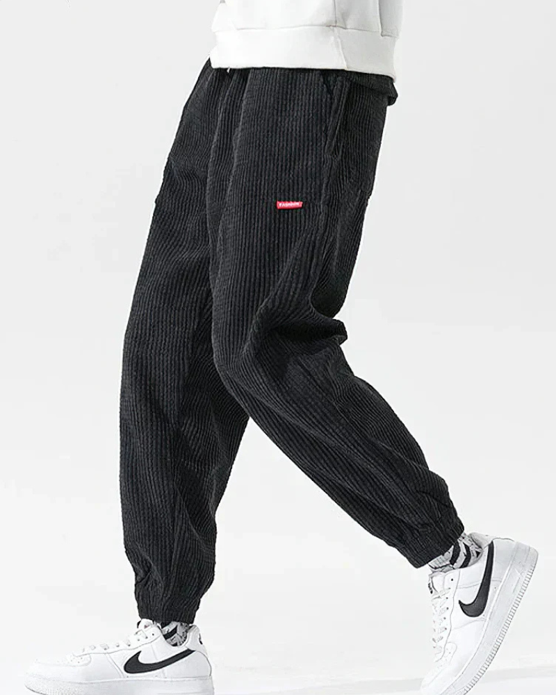 Mardock | Cord Sweatpants mit Relaxed Fit für Herren | Bequeme