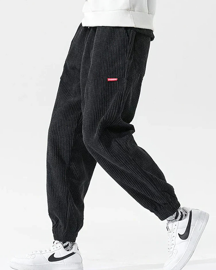 Mardock | Cord Sweatpants mit Relaxed Fit für Herren | Bequeme