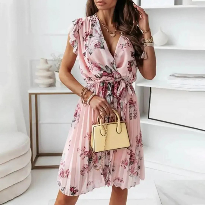 Thalinde | Elegantes Kleid Für Damen | Blumen