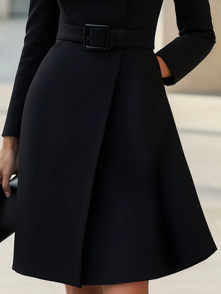 Tessia |  Hochgeschlossenes Kleid Für Damen | Modernes