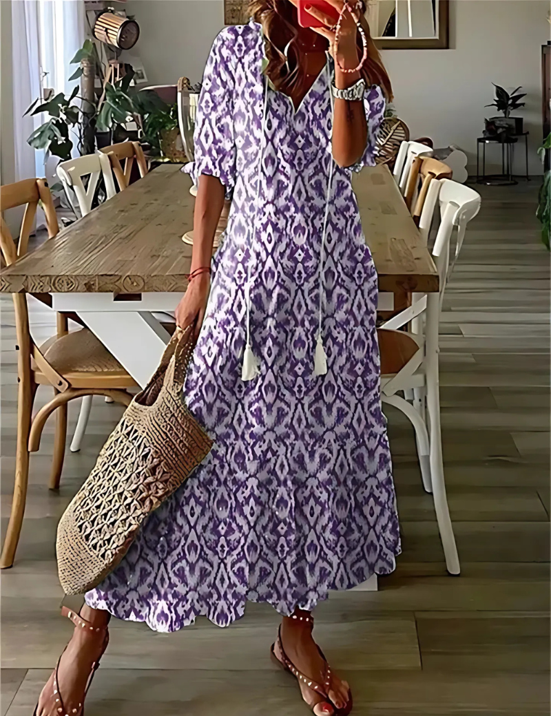 Bettina | Damen Maxikleid | Blumig