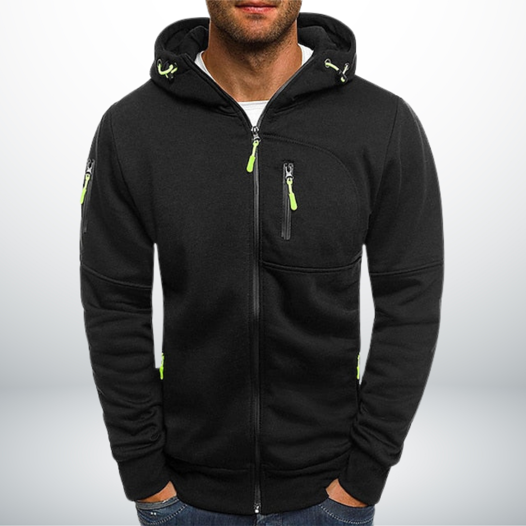 Ludolf | Herren Hoodie mit Reißverschluss | Bequem