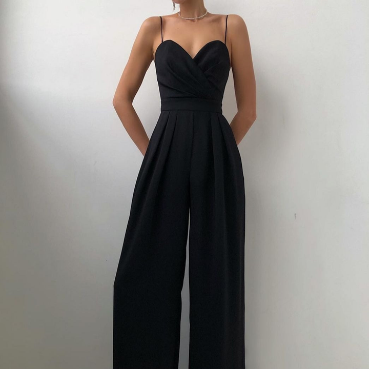 Rainey | Damen Elegant Jumpsuit | Weit Geschnitten