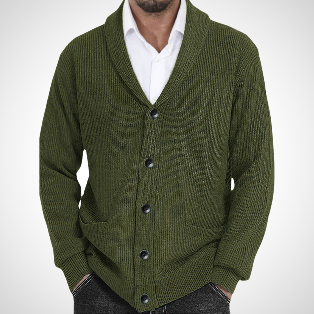 Hagan | Herren Strick Cardigan | Mit Knöpfen