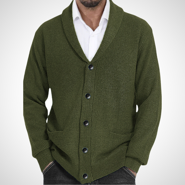 Hagan | Herren Strick Cardigan | Mit Knöpfen