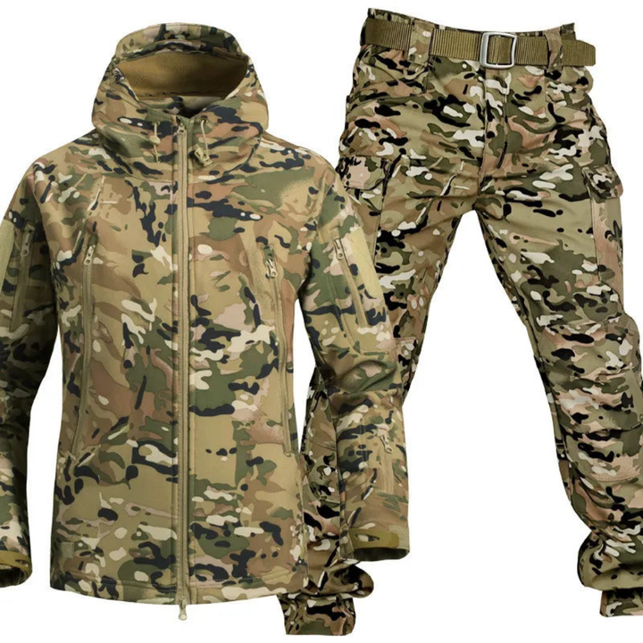 Sven | Herren Taktische Softshell Jacke & Hose | Wasserfest