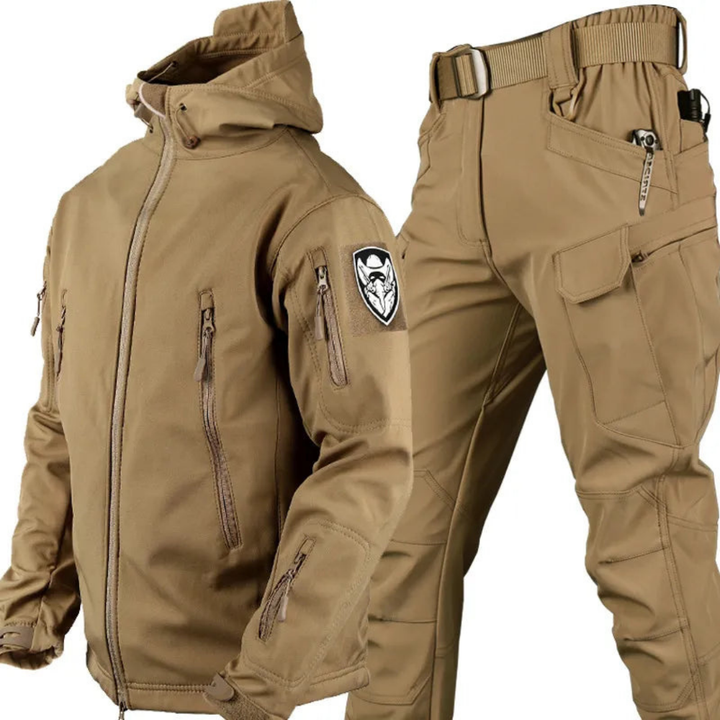 Sven | Herren Taktische Softshell Jacke & Hose | Wasserfest