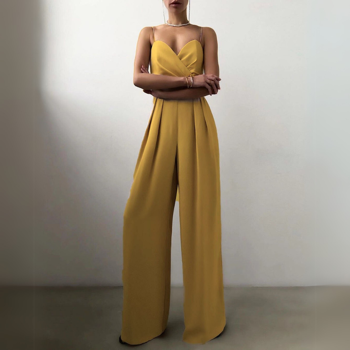 Rainey | Damen Elegant Jumpsuit | Weit Geschnitten
