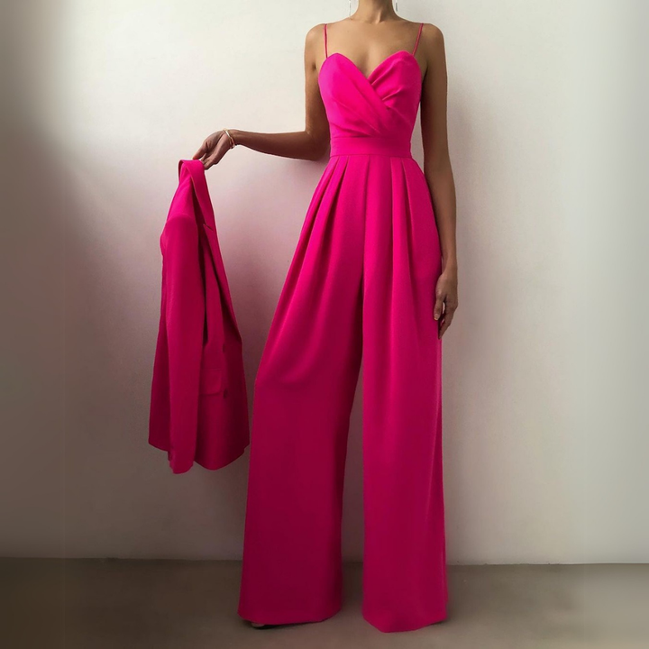 Rainey | Damen Elegant Jumpsuit | Weit Geschnitten