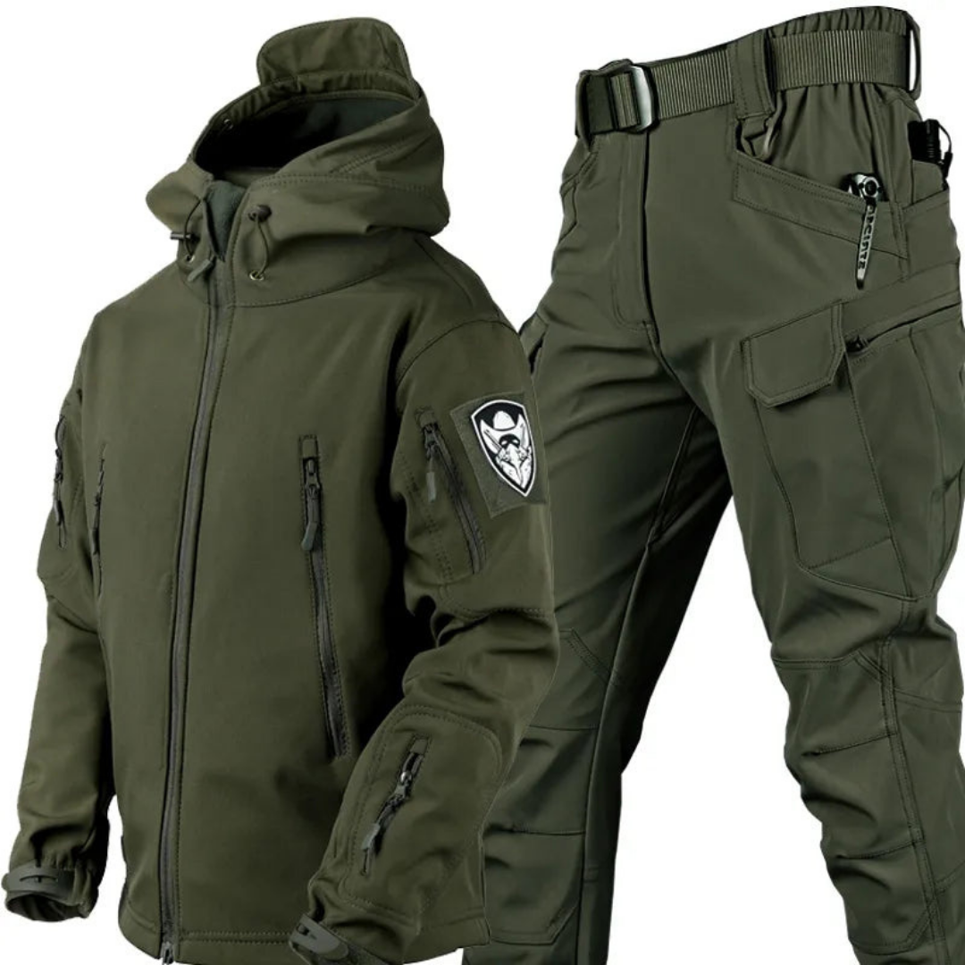 Sven | Herren Taktische Softshell Jacke & Hose | Wasserfest