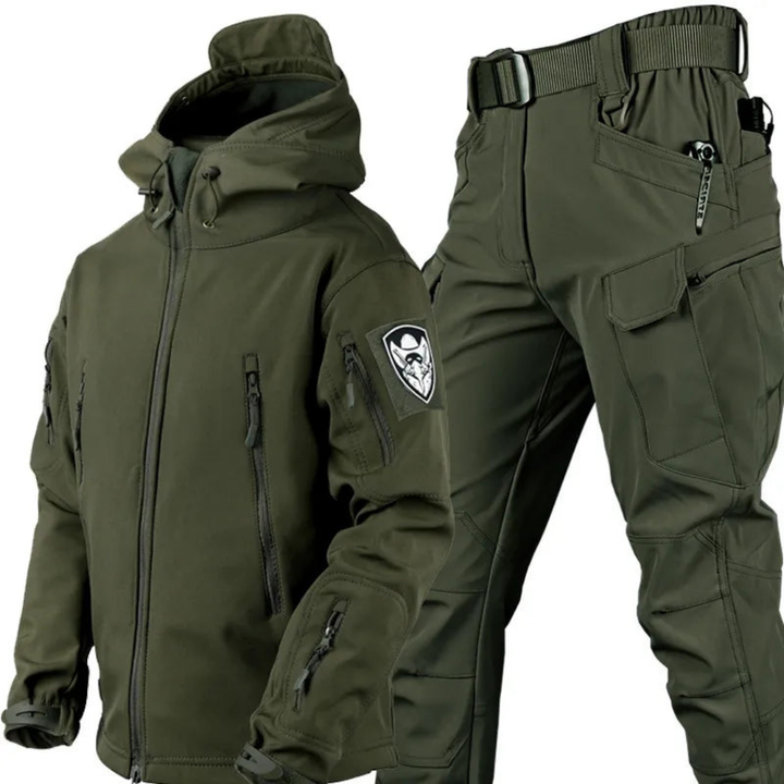 Sven | Herren Taktische Softshell Jacke & Hose | Wasserfest