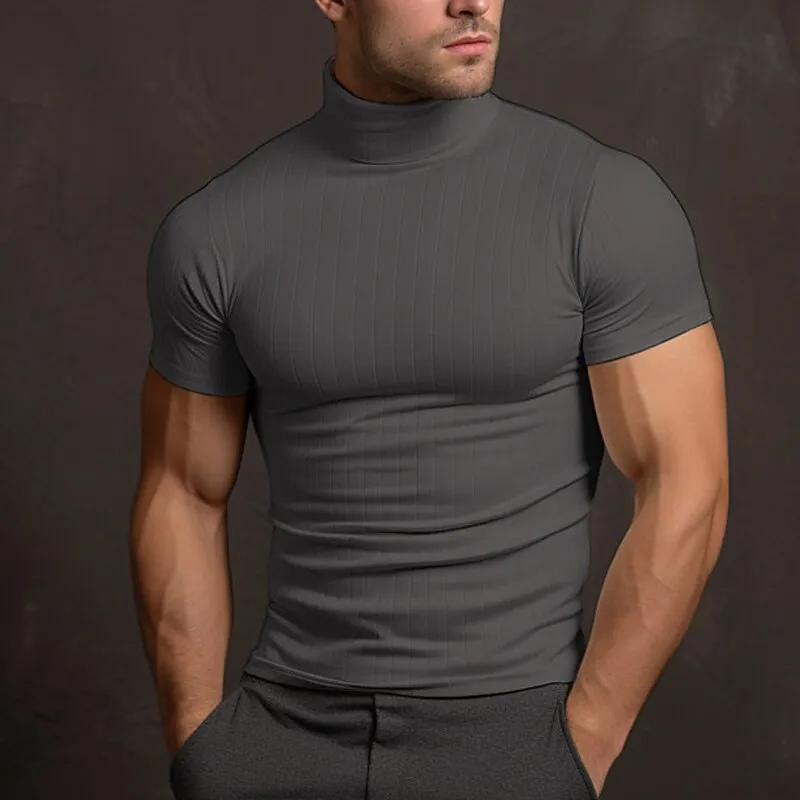 Quade | Schlichtes Rollkragen-Shirt für Herren | Elegant