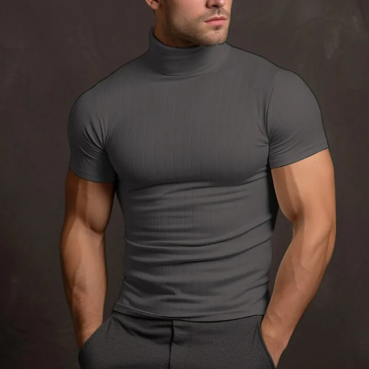 Quade | Schlichtes Rollkragen-Shirt für Herren | Elegant