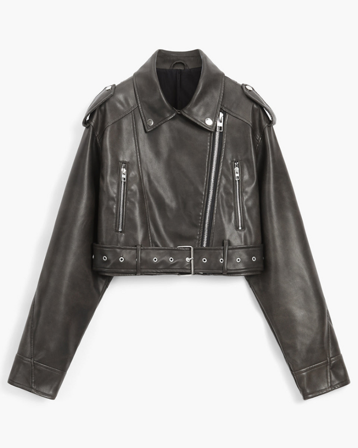 Danita | Vintage-Bikerjacke Für Damen | Herbst