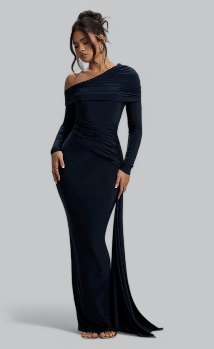 Angelita | Off-Shoulder-Maxikleid für Damen | Lange