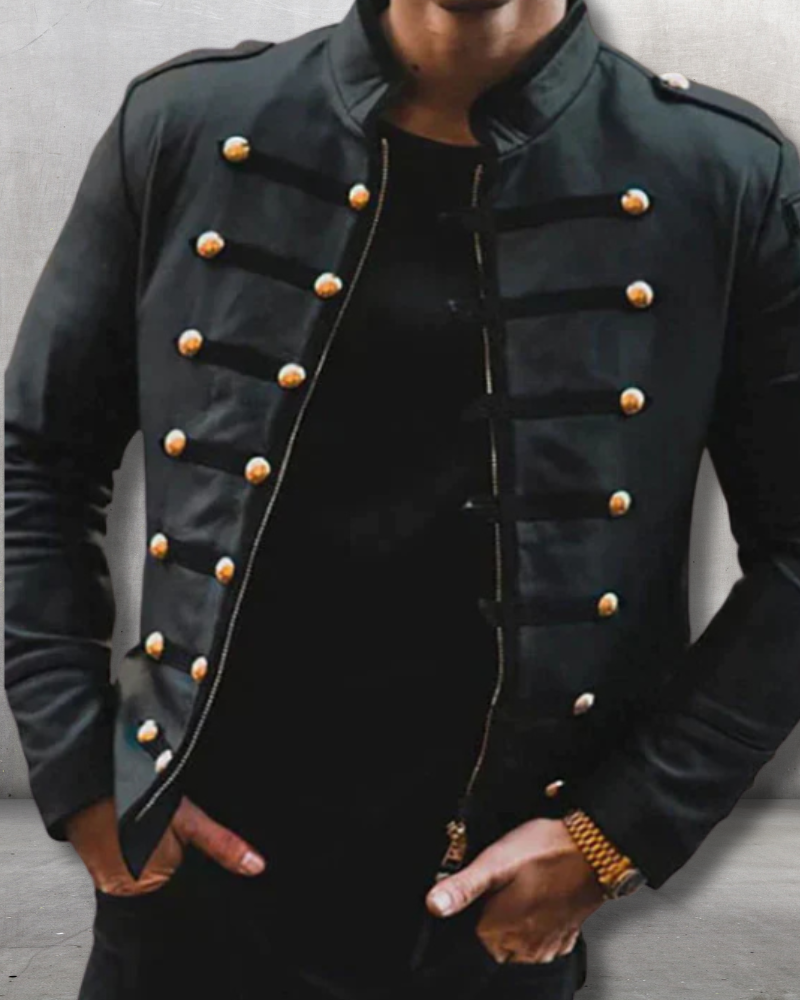 Gaston | Stehkragenjacke Für Herren | Klassisch
