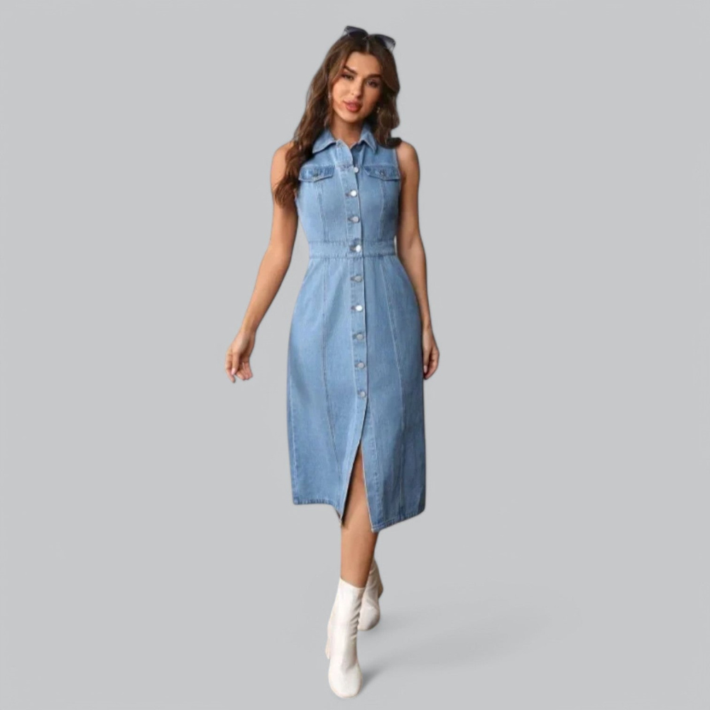 Yasmin | Elegantes Poloshirt-Kleid für Damen | Casual