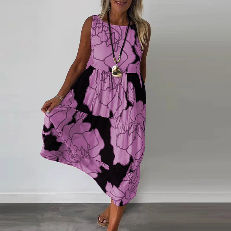 Yasmina | Leichtes Maxikleid Für Damen | Maxi