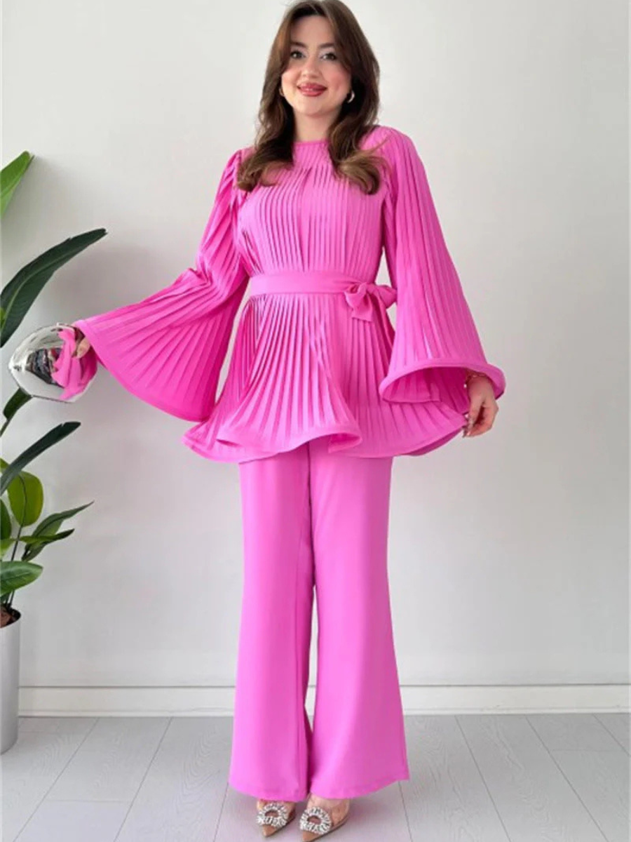 Selva | Plissiertes Set Für Damen |  Elegant