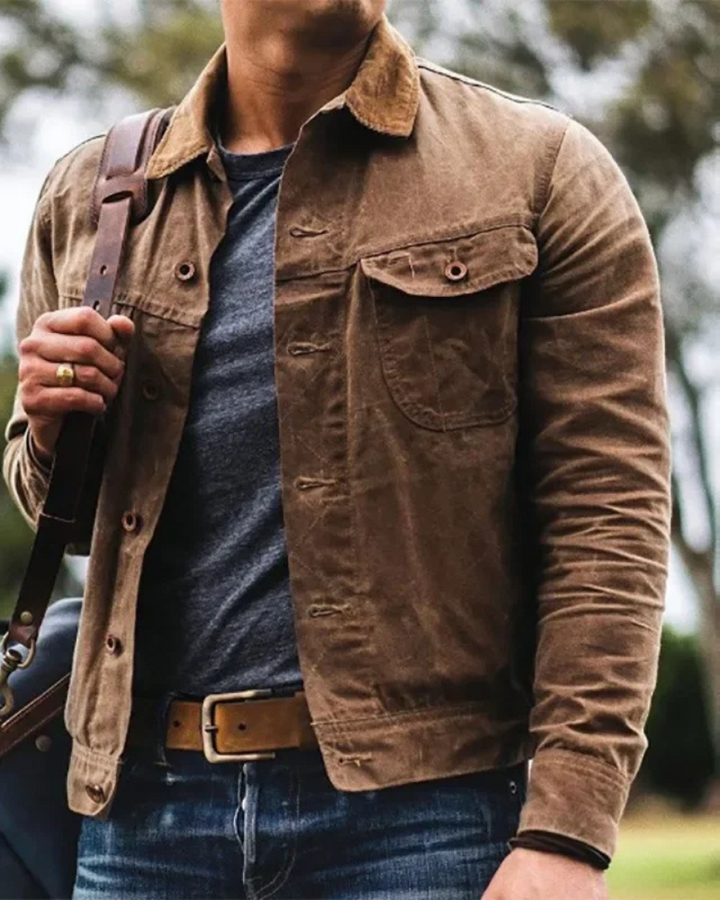 Ken | Jeansjacke mit Kragen für Herren | Ubergangs