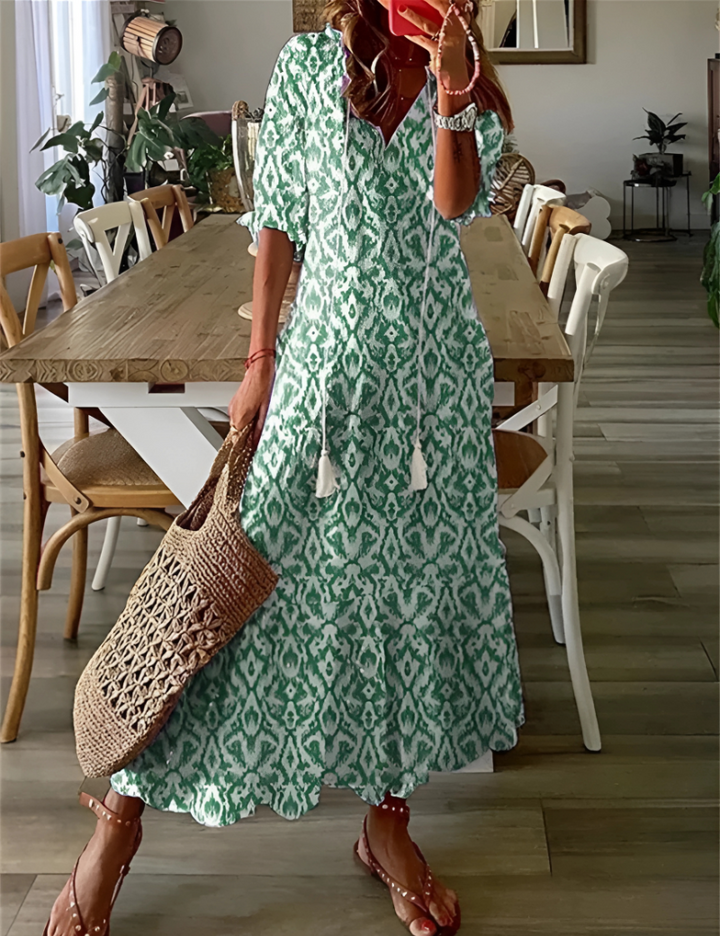 Bettina | Damen Maxikleid | Blumig