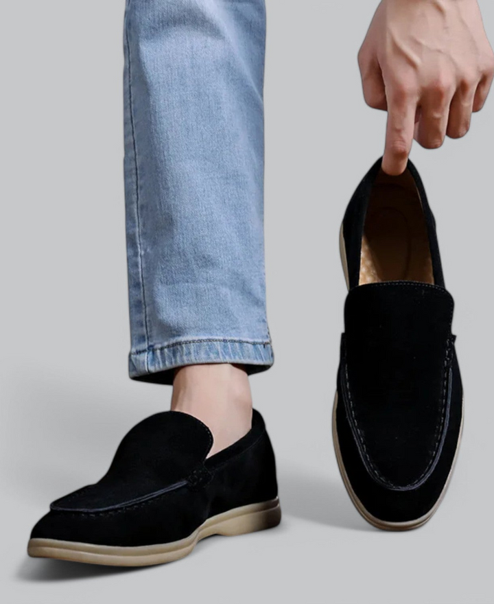 Nathan | Wildleder Loafer für Herren | Faulenzer