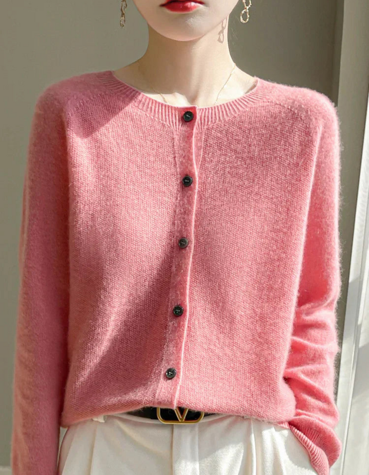 Zelinda | Damen Langarm Cardigan | Winter