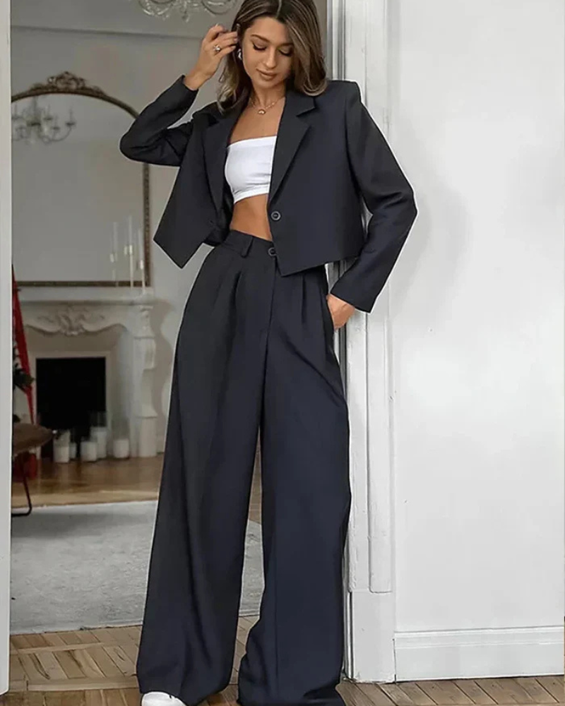 Verena | Stilvolles Hosen-Set Für Damen | Zeitlos