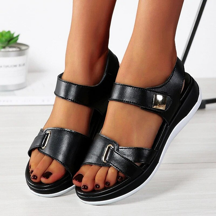 Yumi | Flache orthopädische Sandalen für Damen | Orthopedic