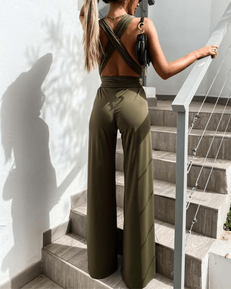 Anora | Women's Jumpsuit Infinity Long Romper Für Damen | Lange