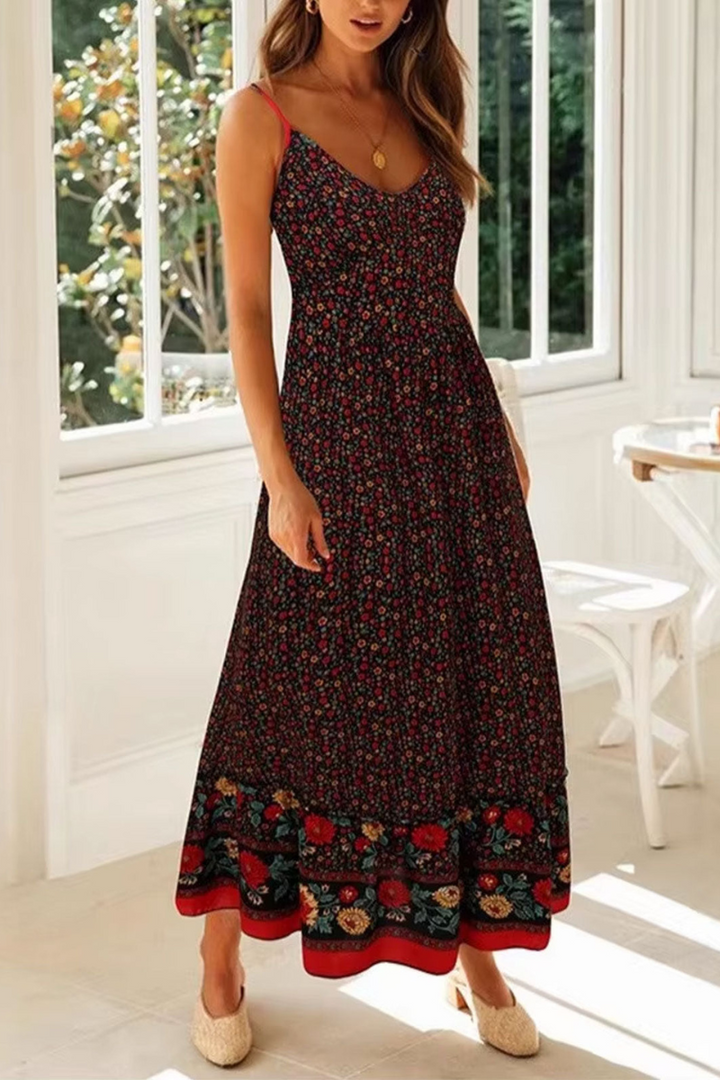 Selara | Bohemian Maxikleid für Damen | Party